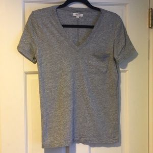 Madewell V-Neck Pocket Tee